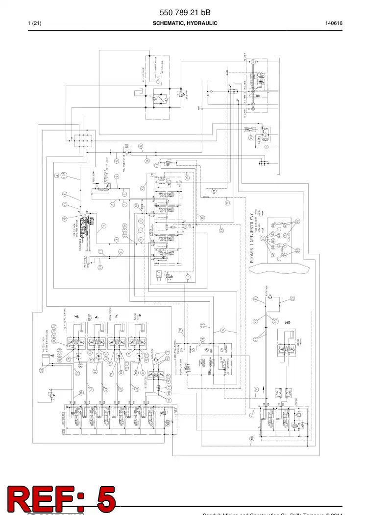 59208161 592 081 61 HYDR.HOSE ASSEMBLY - Sandvik Technical Drawing