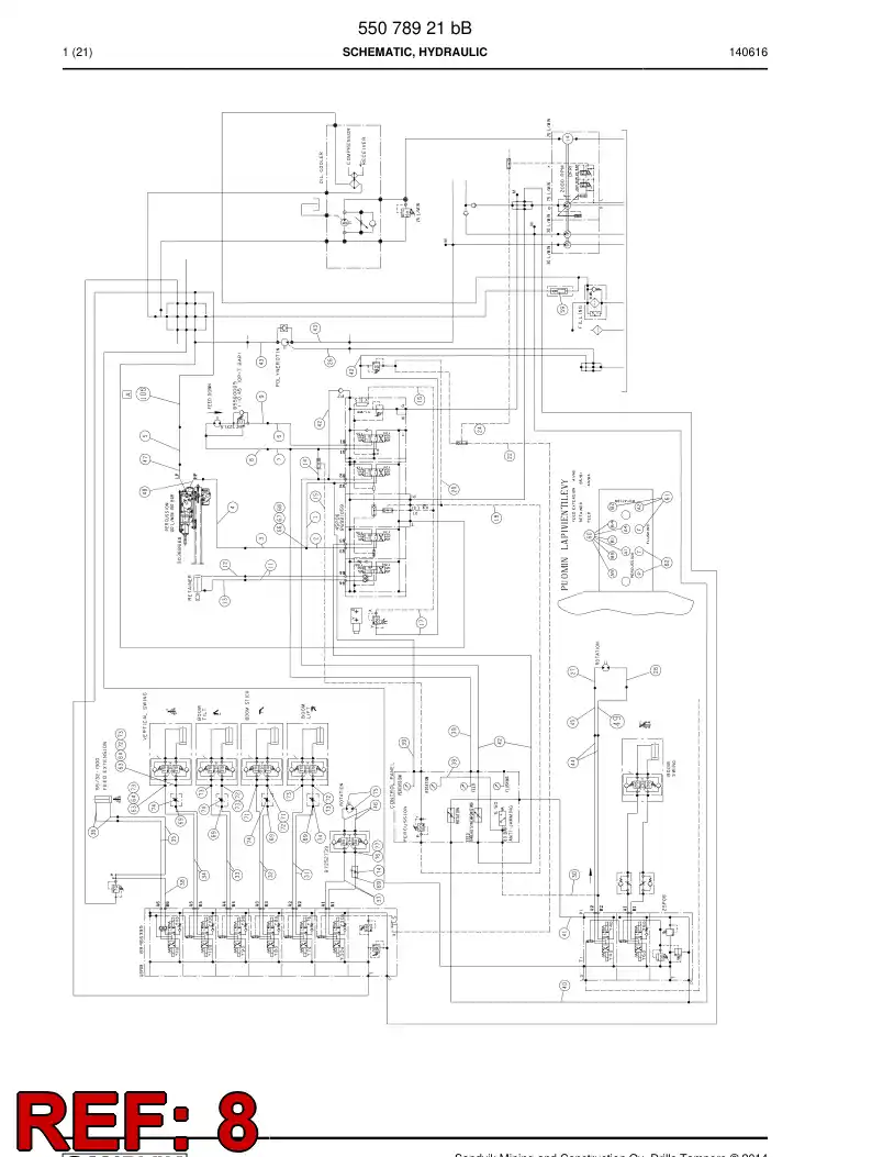59208163 592 081 63 HYDR.HOSE ASSEMBLY - Sandvik Technical Drawing