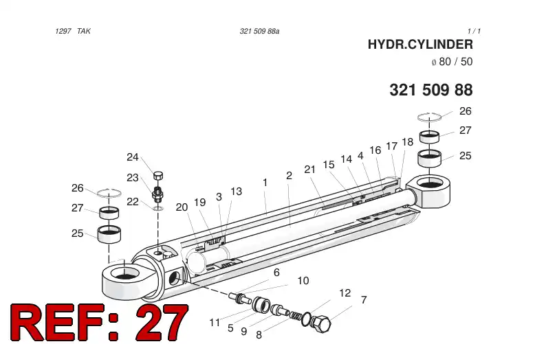 59968308 599 683 08 BUSHING - Sandvik Technical Drawing