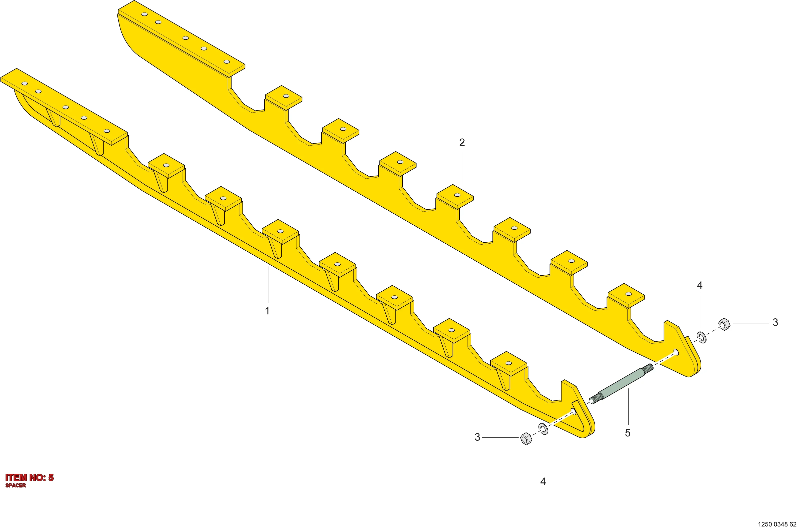 6060 0009 11 SPACER - Technical Drawing