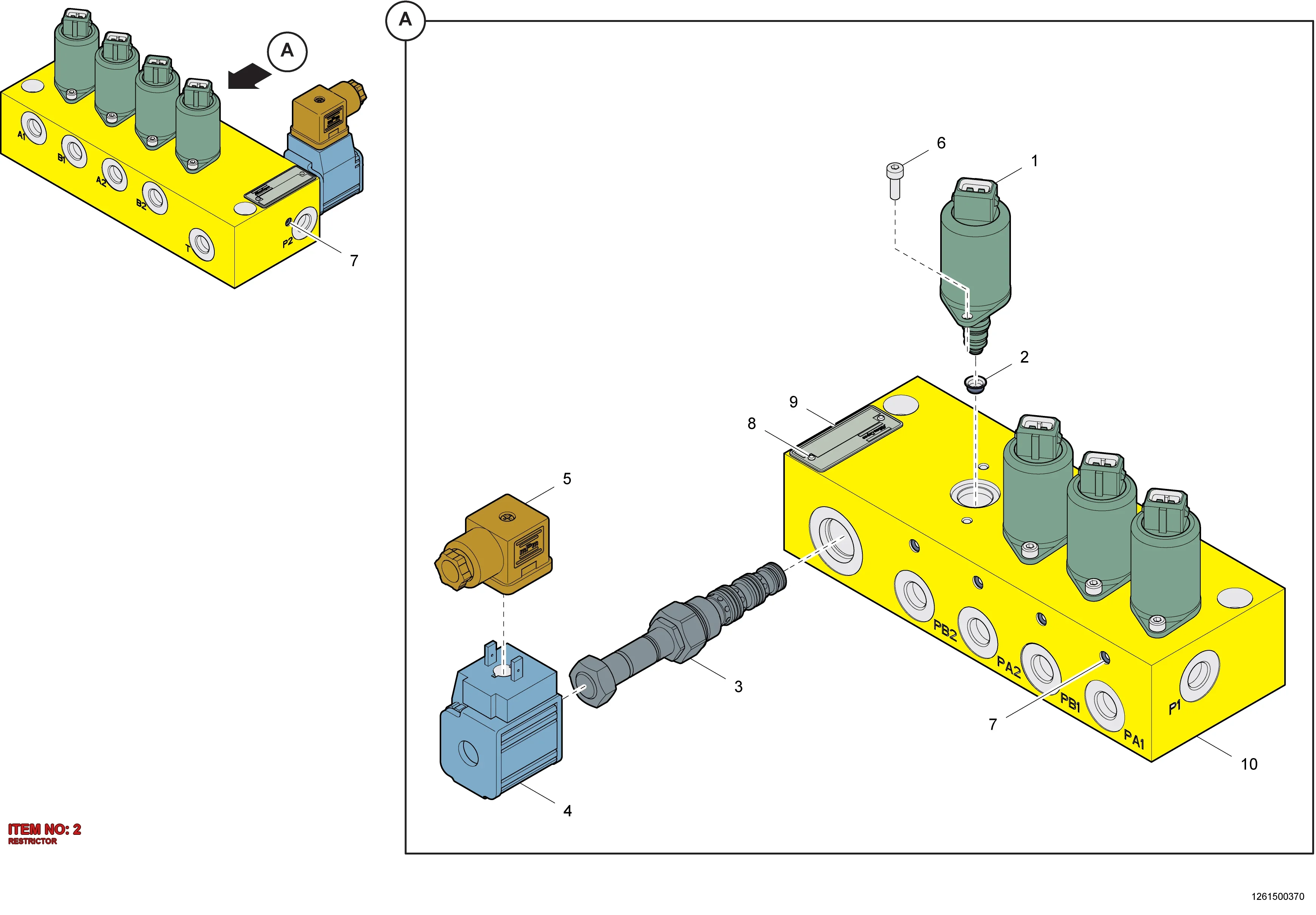 6060 0019 84 RESTRICTOR - Technical Drawing