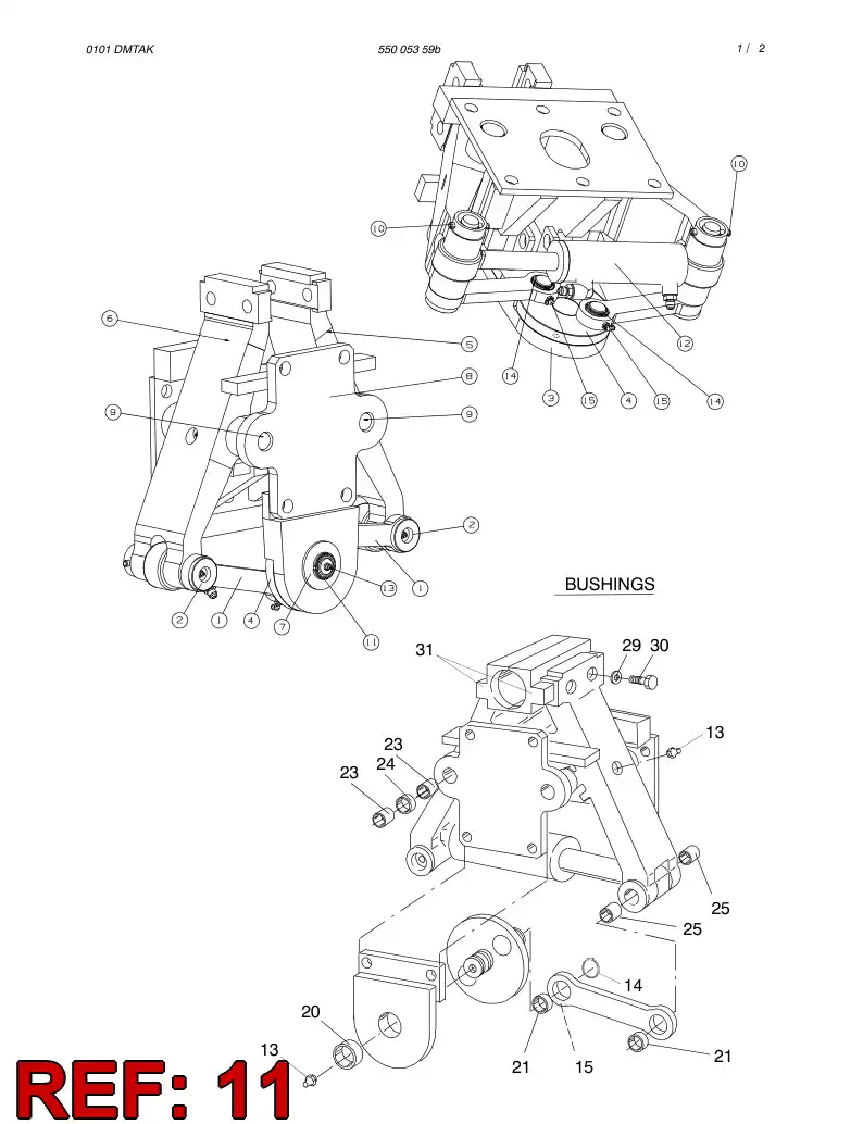61341858 613 418 58 JAW - Sandvik Technical Drawing