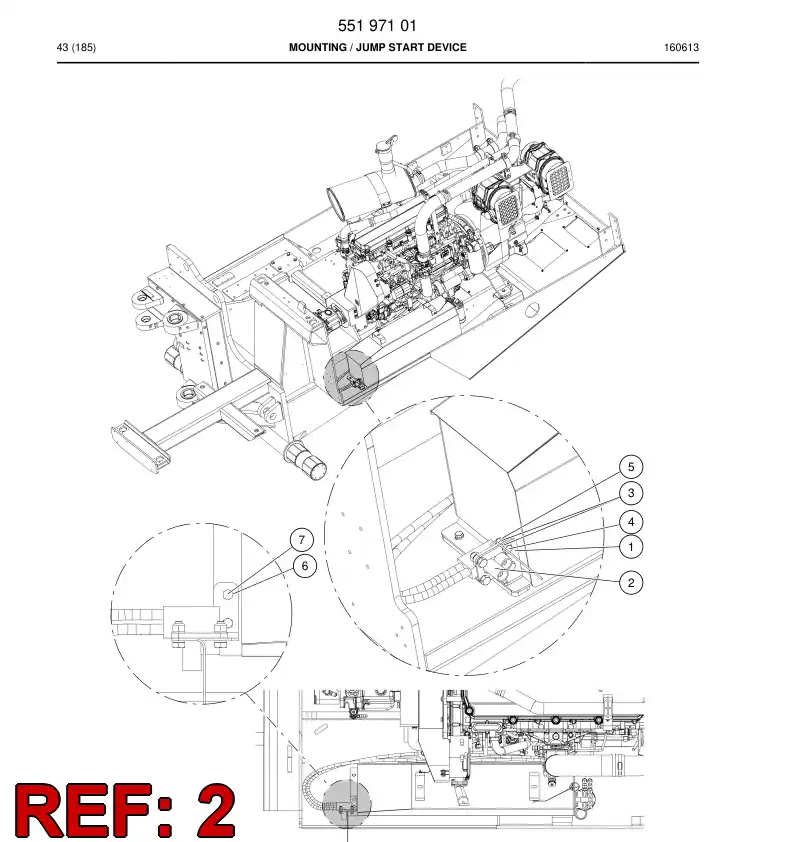 61493949 614 939 49 Jump Starter - Sandvik Technical Drawing
