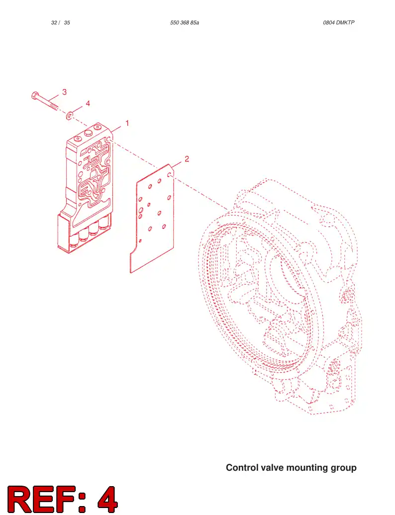 61507442 615 074 42 LOCK WASHER - Sandvik Technical Drawing