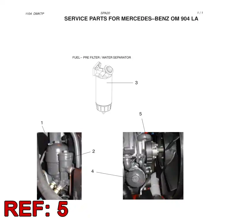 61507644 615 076 44 ENGINE BELT - Sandvik Technical Drawing