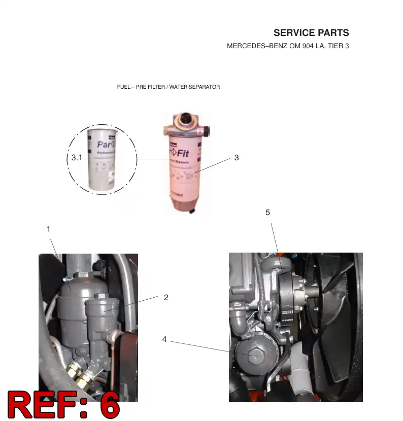 61507647 615 076 47 STARTER MOTOR - Sandvik Technical Drawing