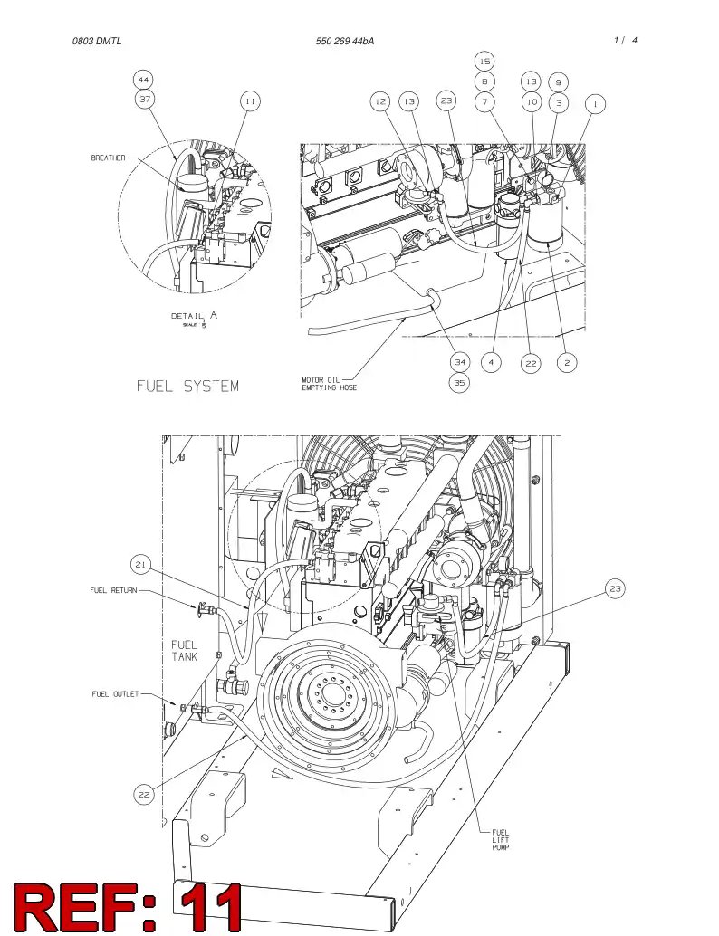 61508030 615 080 30 ADAPTER (HYDRAULIC) - Sandvik Technical Drawing