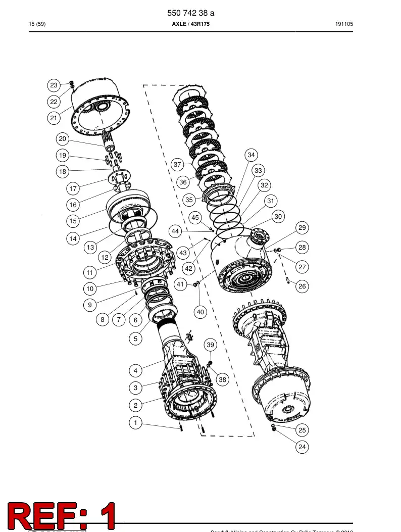 61508929 615 089 29 Spring - Sandvik Technical Drawing