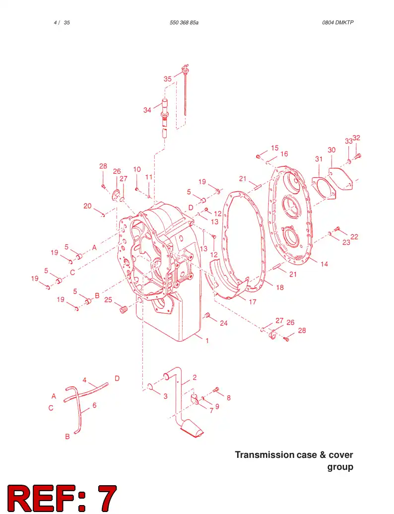 61509024 615 090 24 CLIP - Sandvik Technical Drawing