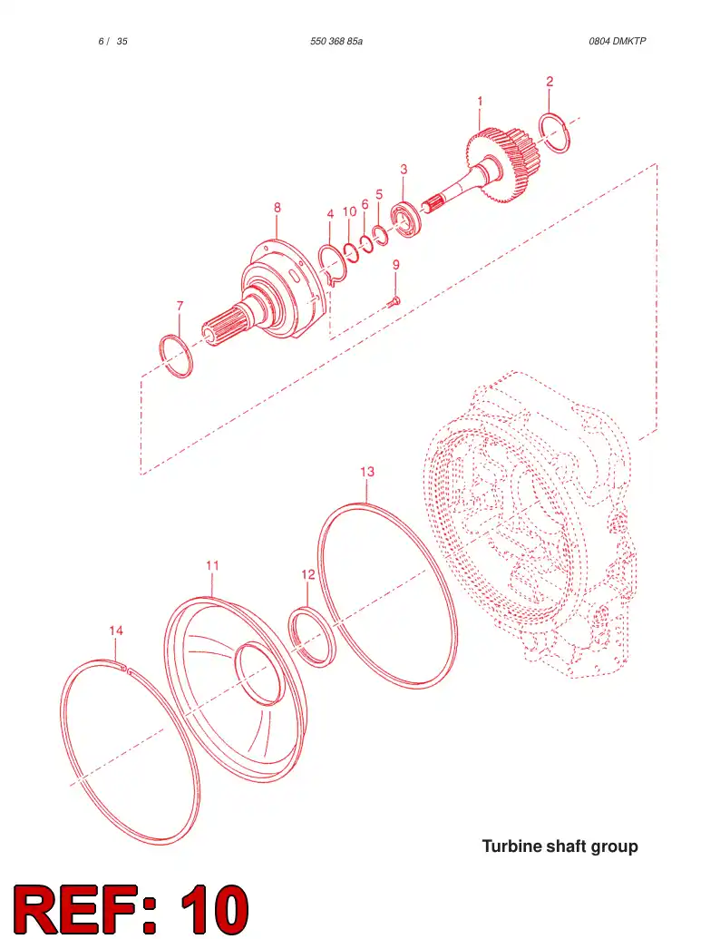 61509027 615 090 27 RING - Sandvik Technical Drawing