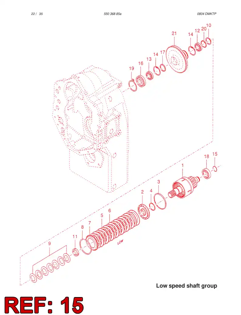 61509034 615 090 34 RING - Sandvik Technical Drawing