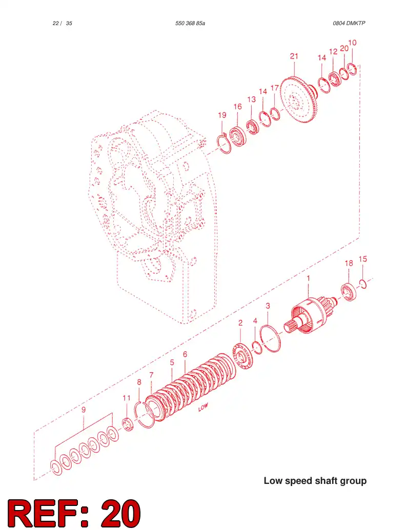 61509035 615 090 35 RETAINER - Sandvik Technical Drawing