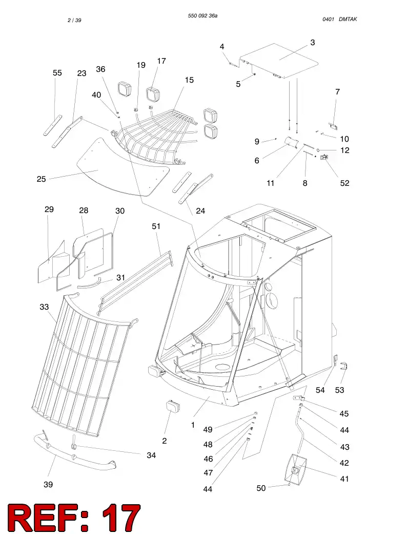 61800889 618 008 89 LIGHT - Sandvik Technical Drawing
