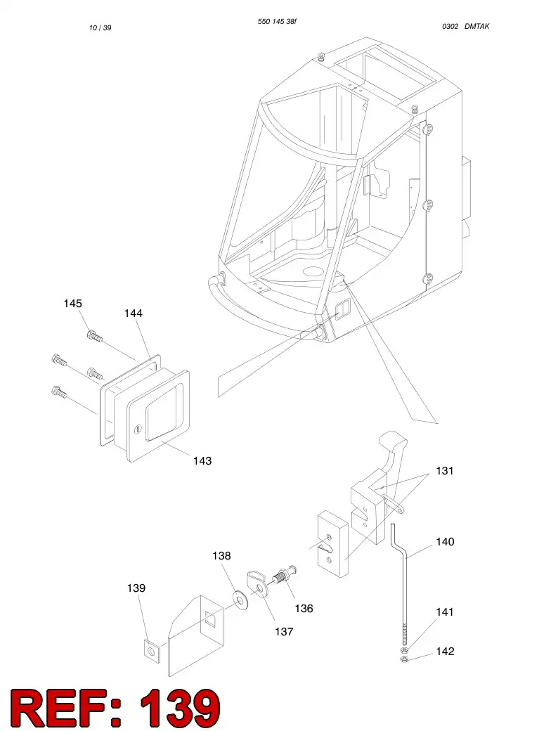 61806309 618 063 09 PLATE - Sandvik Technical Drawing