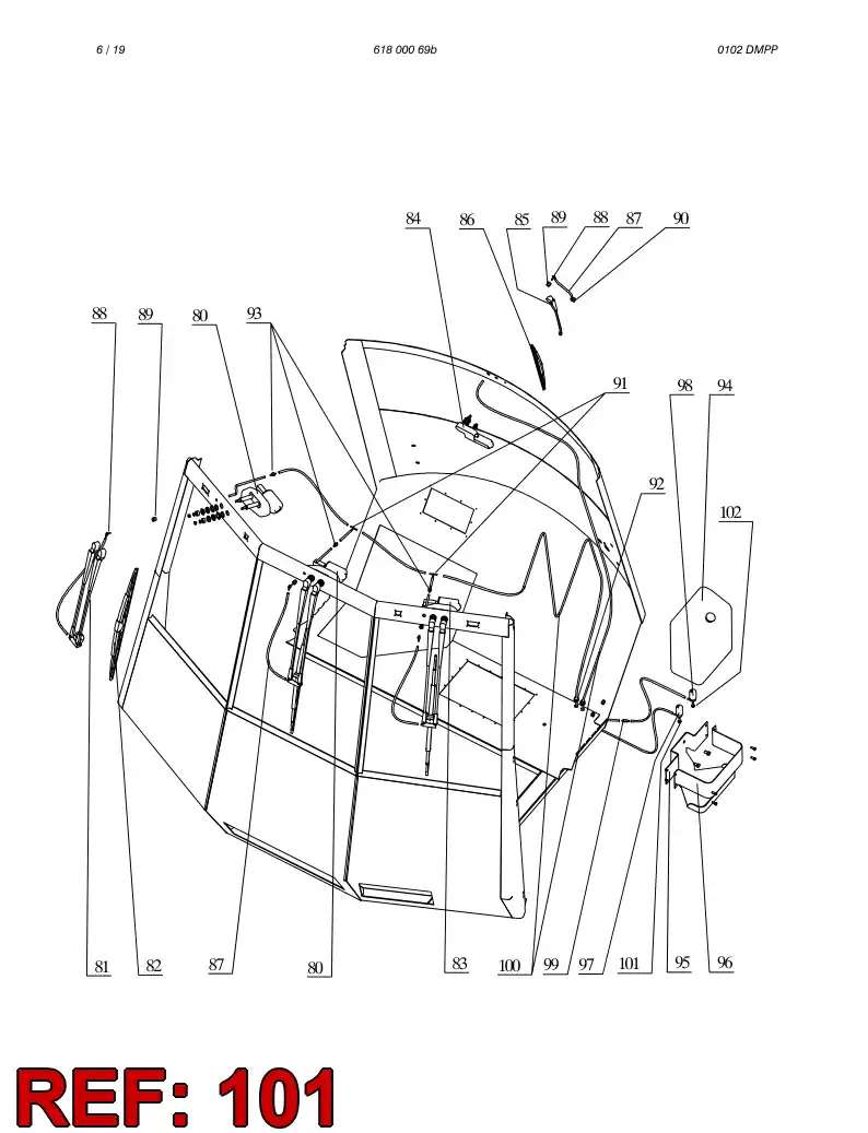 61809209 618 092 09 SEAL - Sandvik Technical Drawing