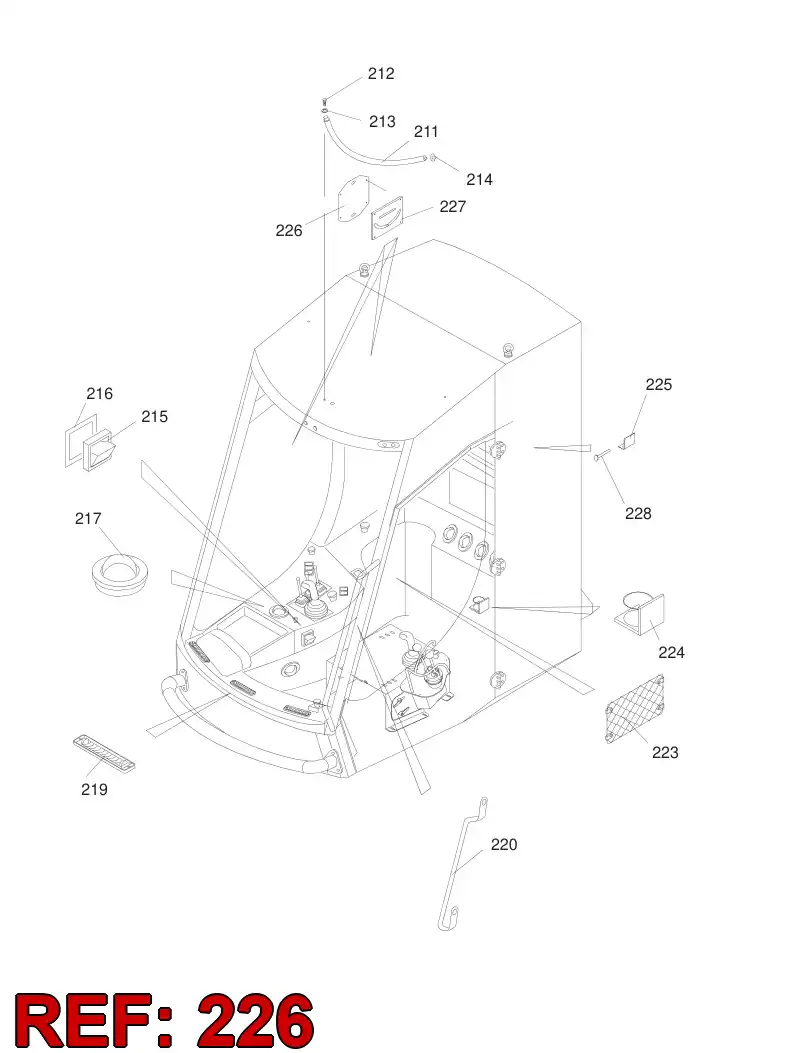 61810409 618 104 09 SUPPORTING BLOCK - Sandvik Technical Drawing