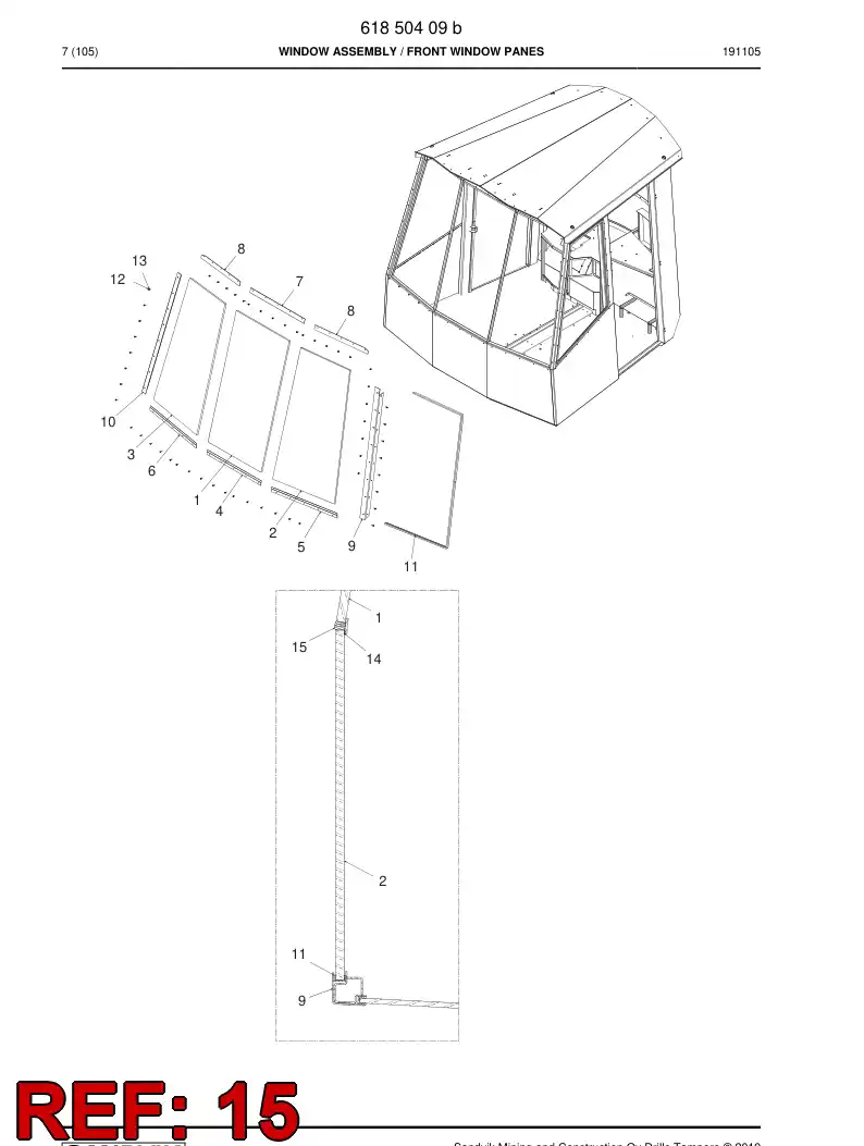 61851709 618 517 09 Sealant - Sandvik Technical Drawing