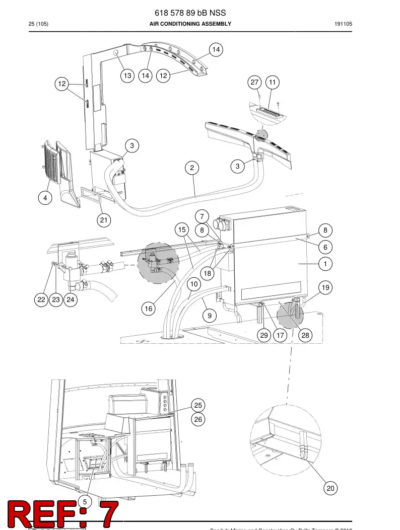 61859499 618 594 99 Rod, Threaded - Sandvik Technical Drawing
