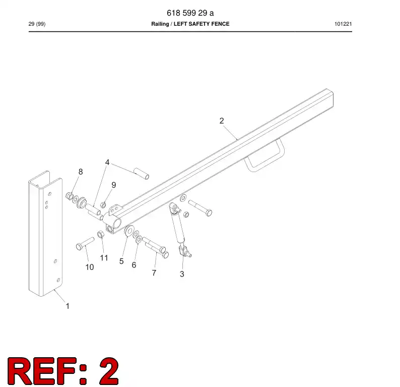 61860159 618 601 59 Welding assembly - Sandvik Technical Drawing