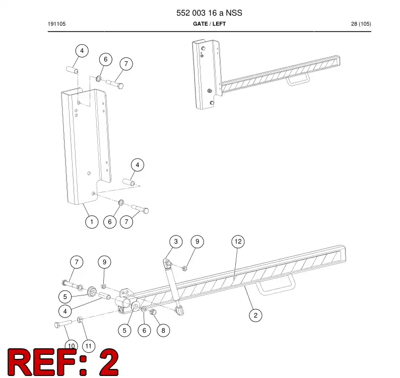 61860159a 618 601 59a Welding assembly - Sandvik Technical Drawing