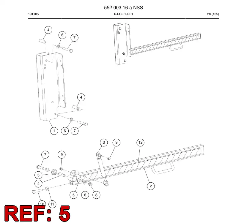 61860569 618 605 69 Bushing - Sandvik Technical Drawing