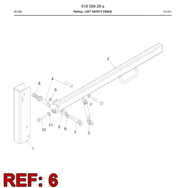 61860699 618 606 99 Washer - Sandvik Technical Drawing