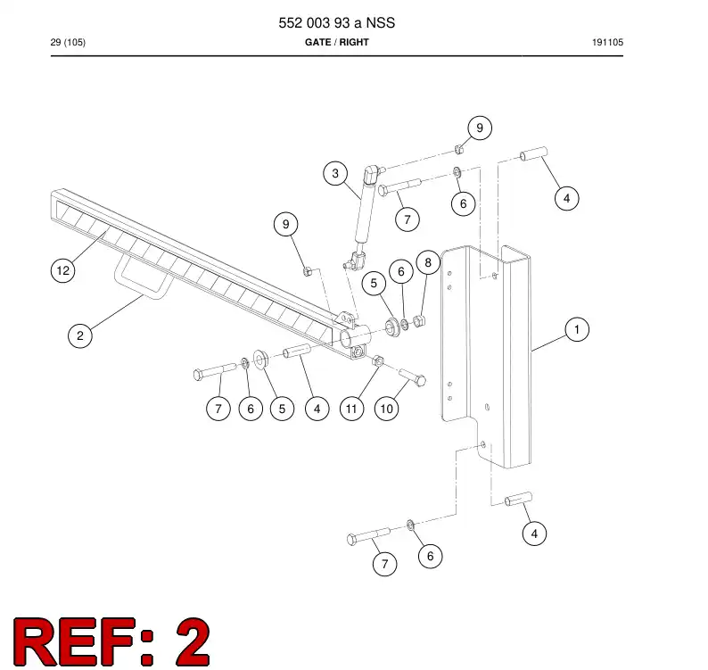 61860979a 618 609 79a Welding assembly - Sandvik Technical Drawing