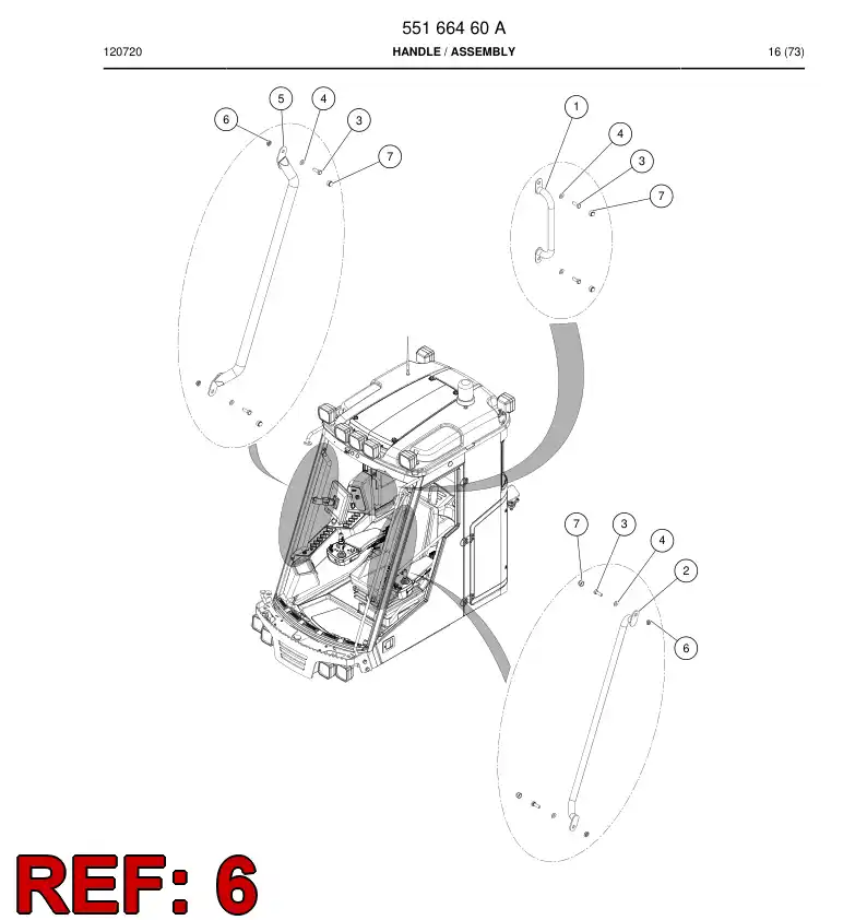 61870599 618 705 99 Washer - Sandvik Technical Drawing