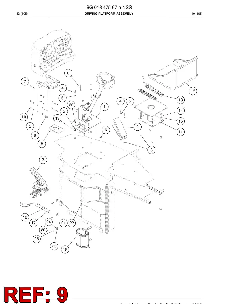 61870749 618 707 49 Rubber sheet - Sandvik Technical Drawing