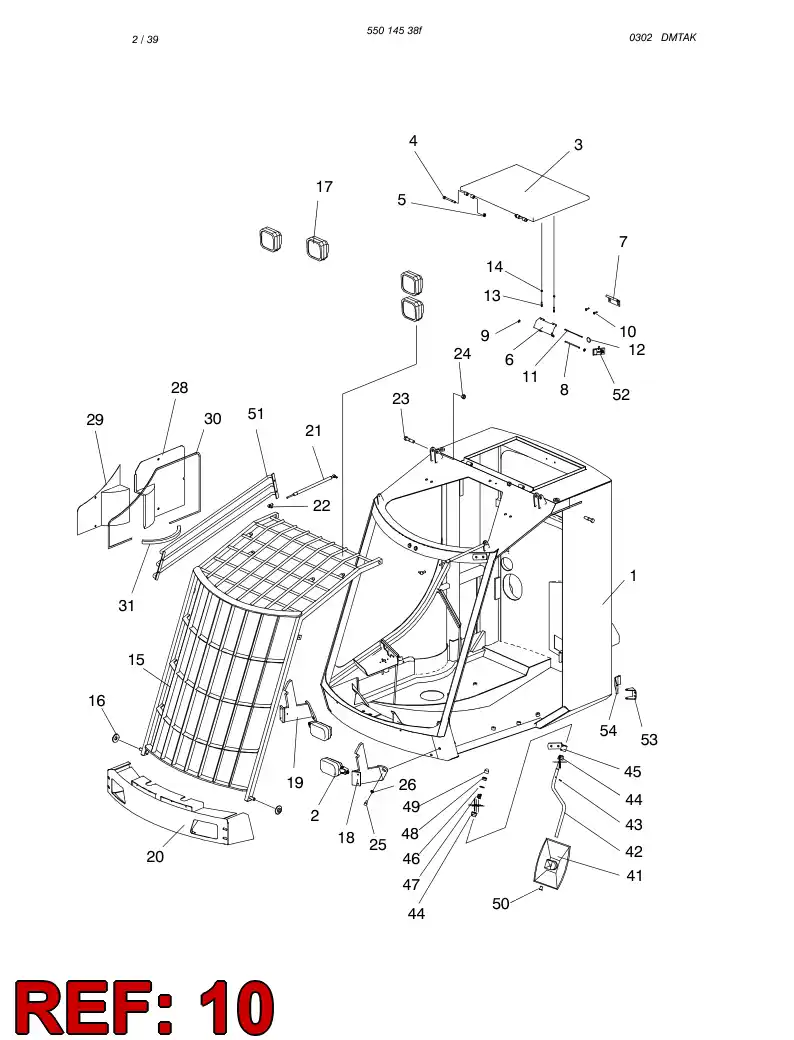618 800 18 Hexagon head tapping screw - drawing