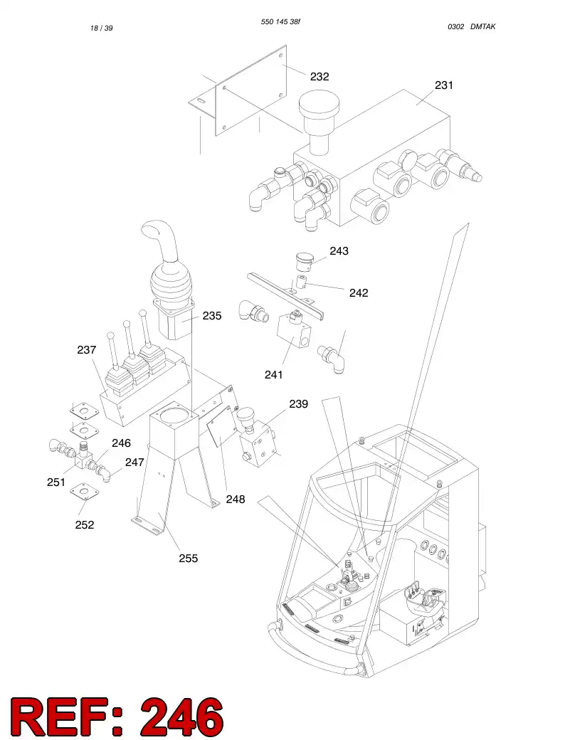 61880071 618 800 71 ADAPTER (HYDRAULIC) - Sandvik Technical Drawing