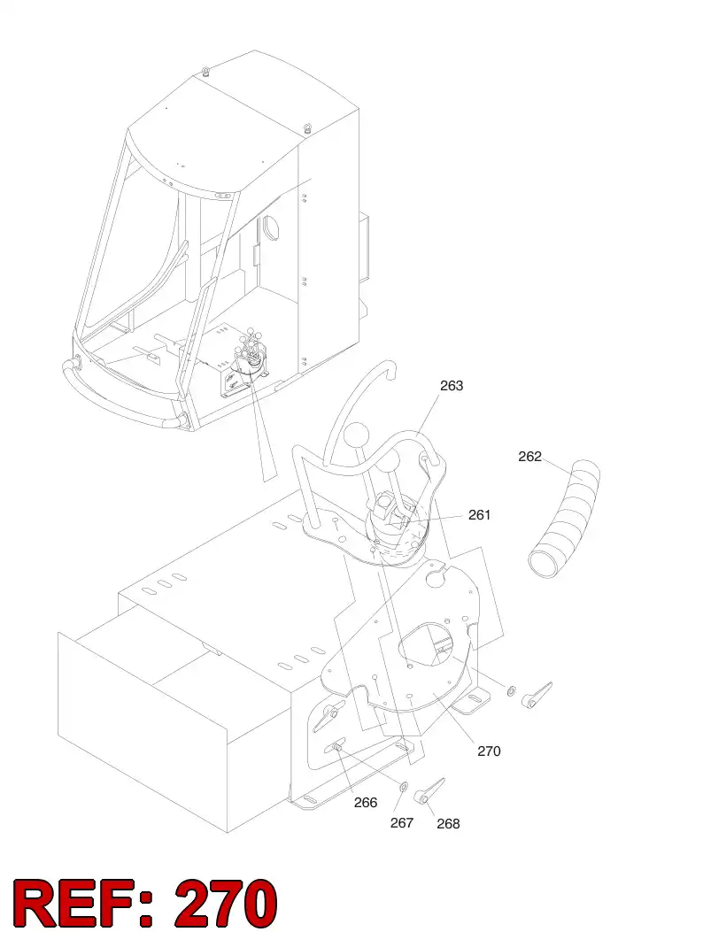 61880075 618 800 75 BRACKET - Sandvik Technical Drawing