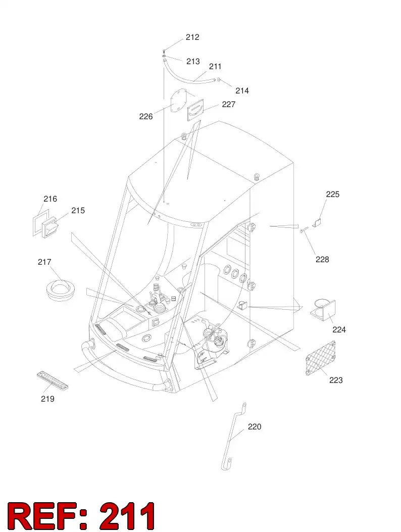 61880076 618 800 76 HANDLE - Sandvik Technical Drawing