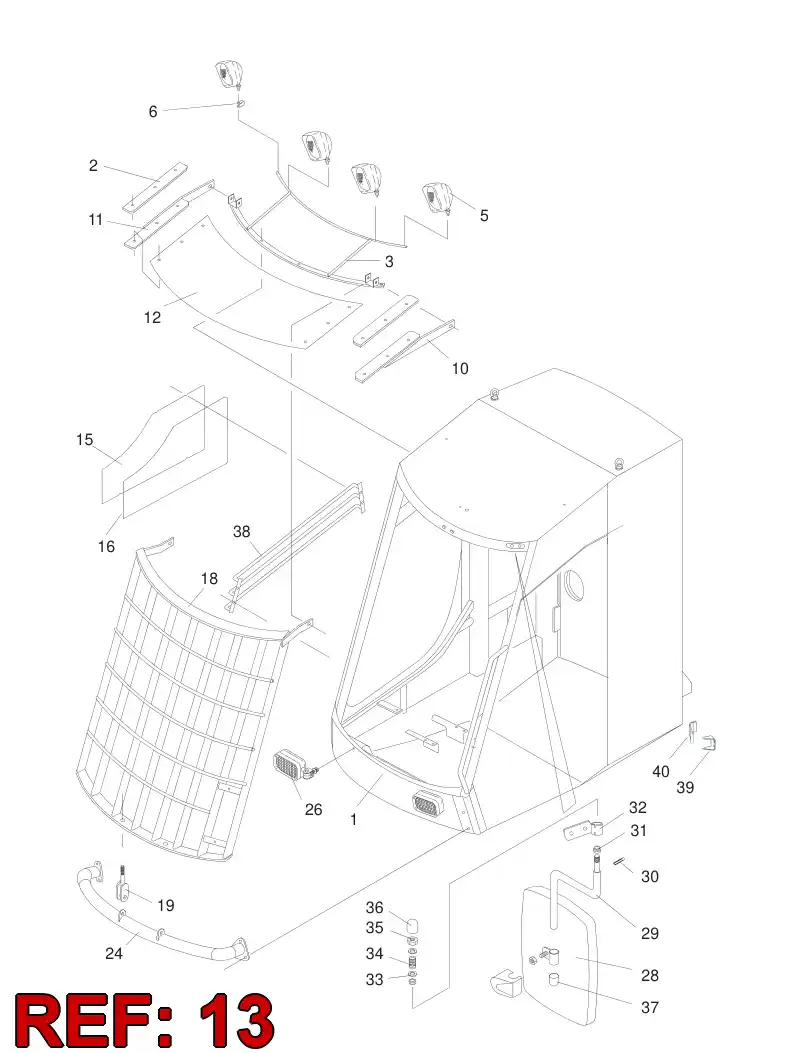 61880086 618 800 86 PLATE - Sandvik Technical Drawing