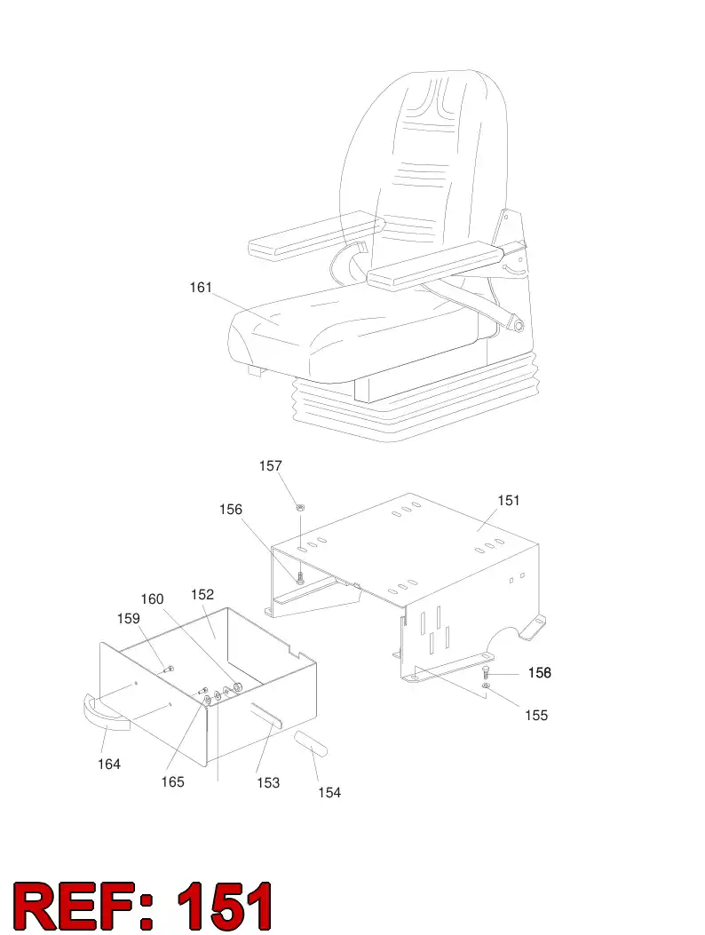 61880092 618 800 92 SUPPORTING BLOCK - Sandvik Technical Drawing