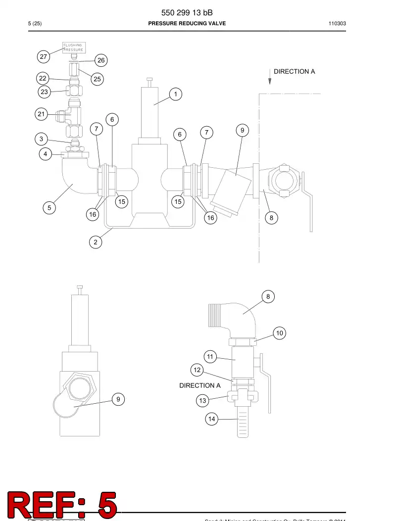 62336510a 623 365 10a Elbow - Sandvik Technical Drawing