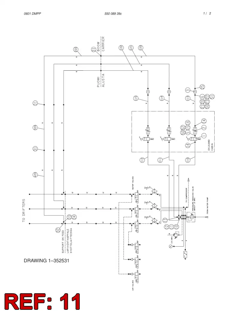62560970 625 609 70 M/F REDUCING NIPPLE - Sandvik Technical Drawing