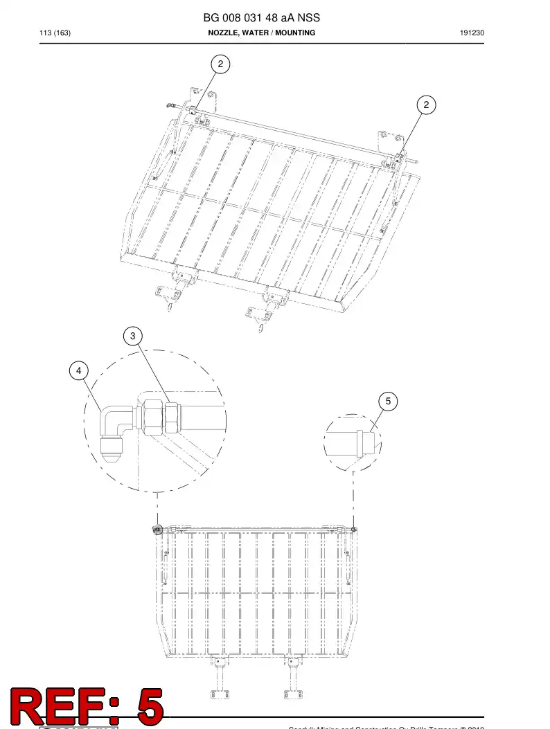 62583000 625 830 00 Plug - Sandvik Technical Drawing