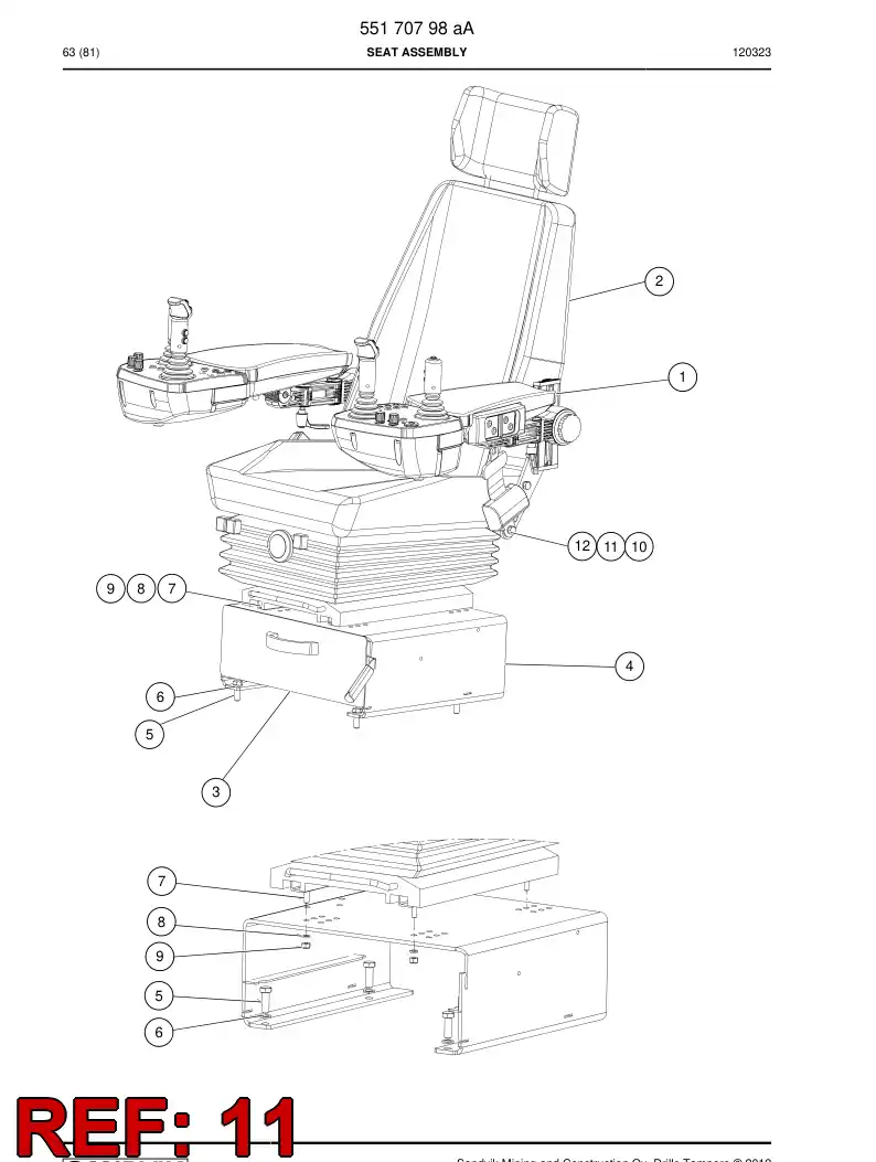 631820 631820 Washer - Sandvik Technical Drawing
