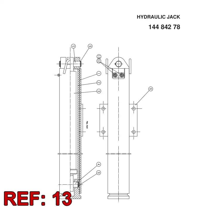 63401110 634 011 10 PLUG - Sandvik Technical Drawing