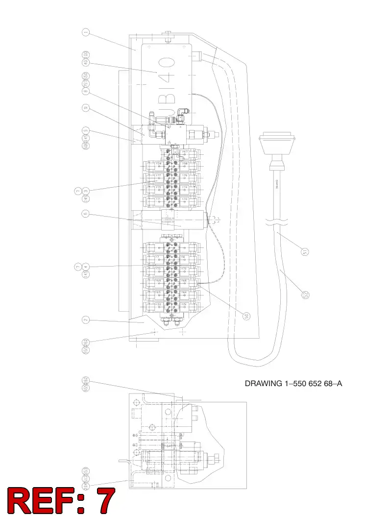63402380 634 023 80 Plug - Sandvik Technical Drawing