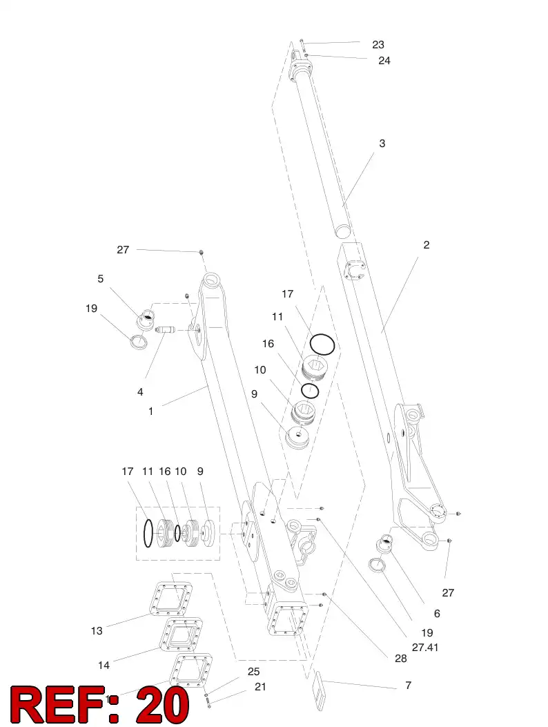 63403000 634 030 00 PLUG - Sandvik Technical Drawing