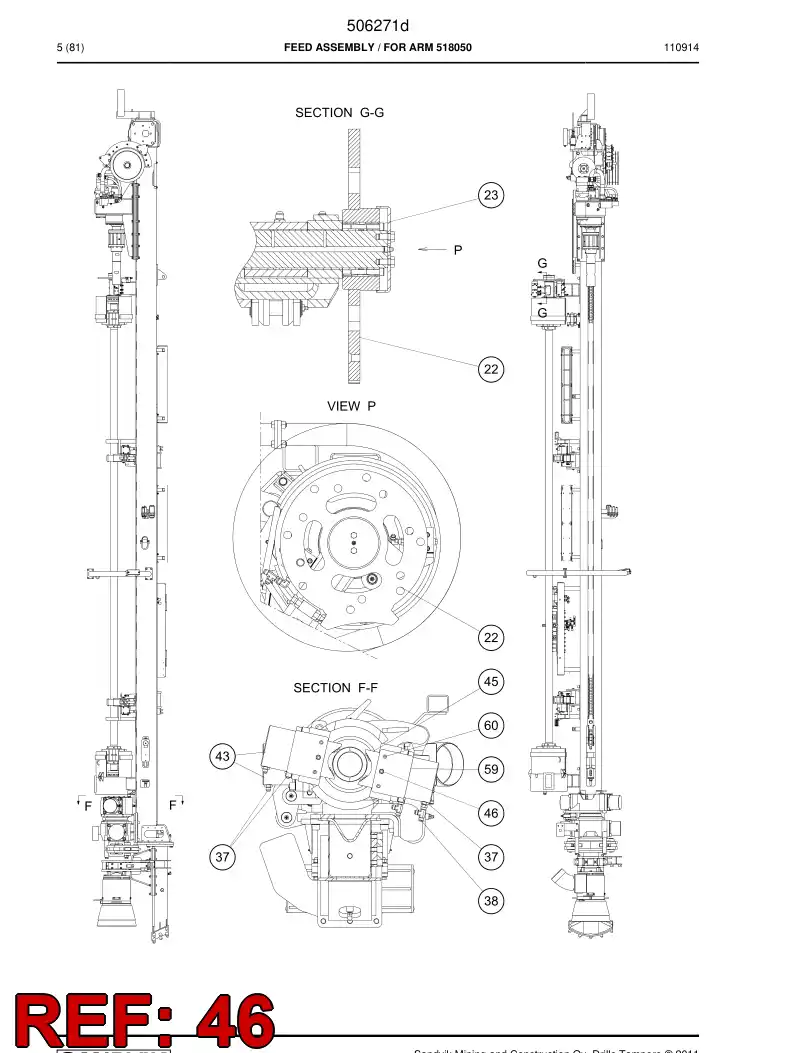 642061 642061 Bolt - Sandvik Technical Drawing