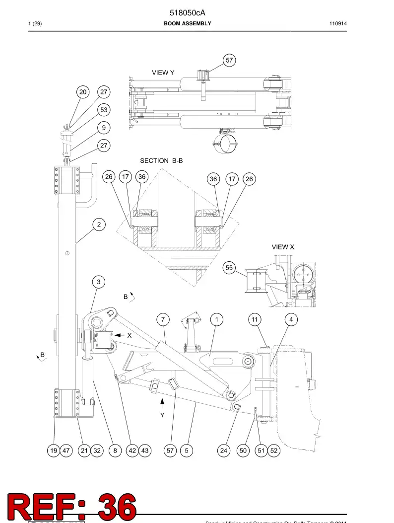 650374 650374 Bushing - Sandvik Technical Drawing