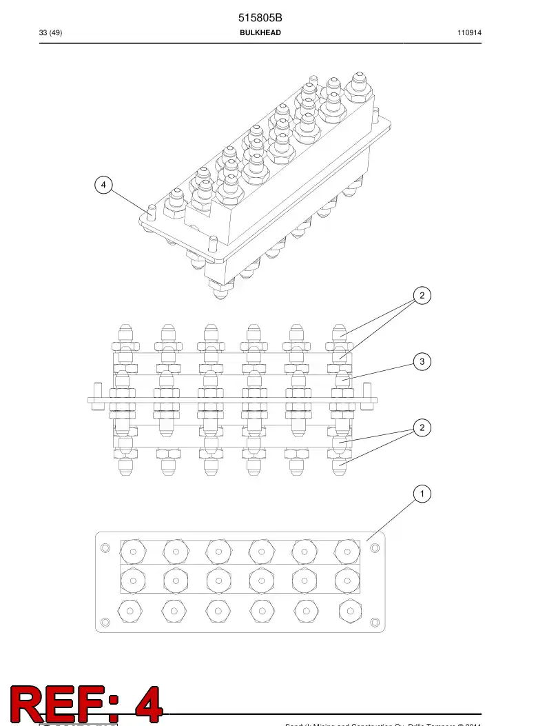 651254 651254 Bolt - Sandvik Technical Drawing