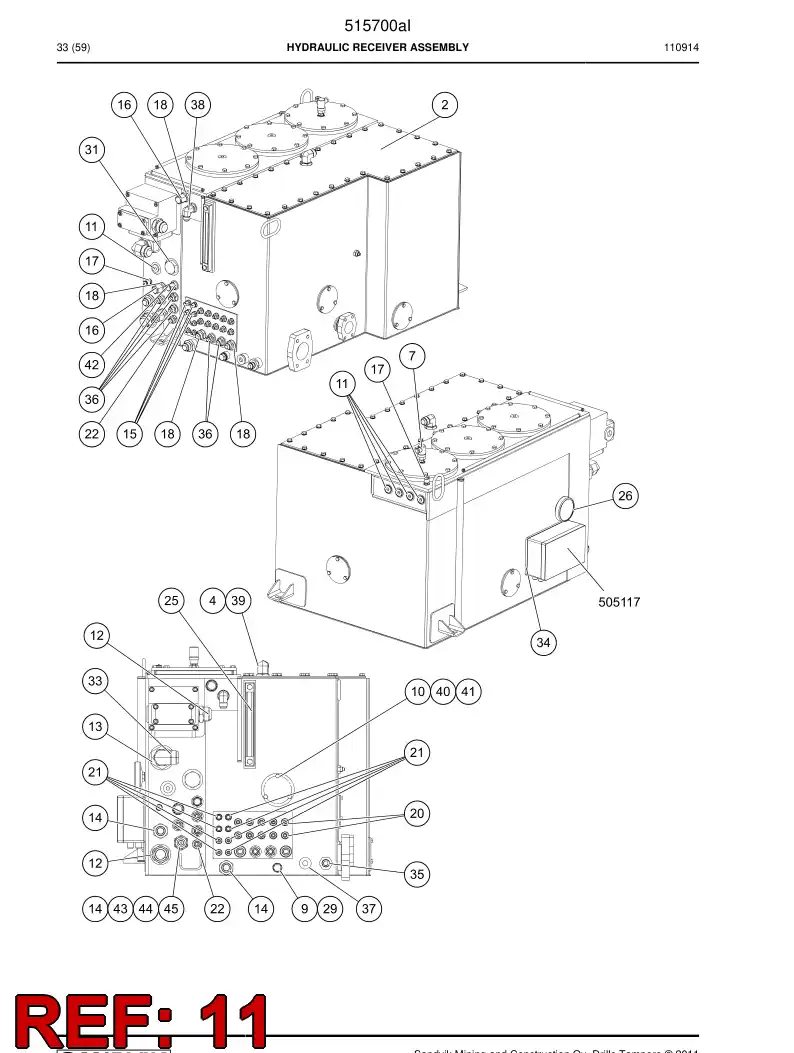654124 654124 Plug - Sandvik Technical Drawing