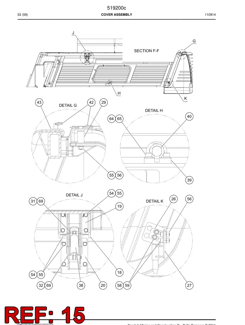 654202 654202 Protection - Sandvik Technical Drawing