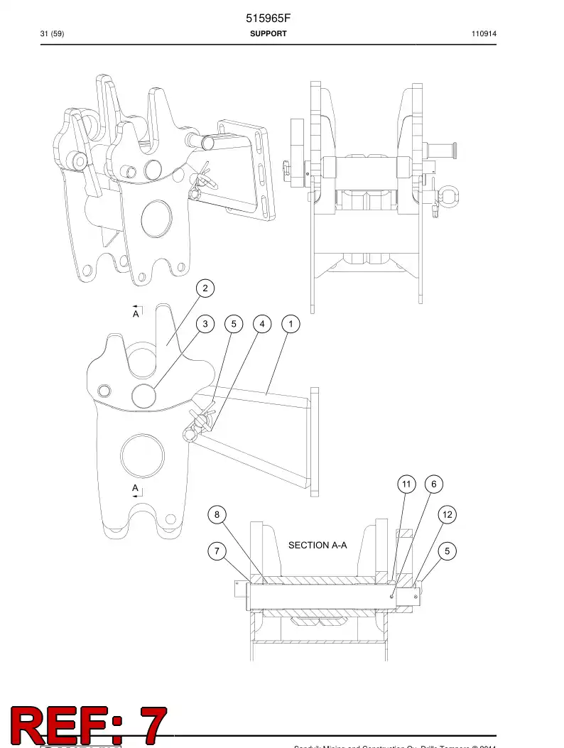 660475 660475 Bushing - Sandvik Technical Drawing