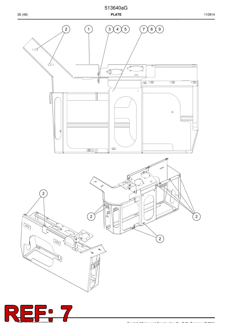 660886 660886 Bolt - Sandvik Technical Drawing