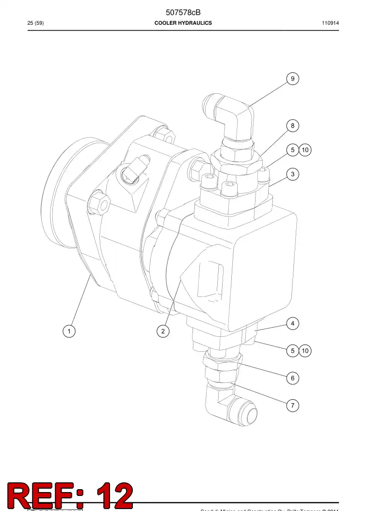 665652 665652 Bolt - Sandvik Technical Drawing